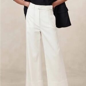 Banana Republic Vanilla Wide-Leg Pants